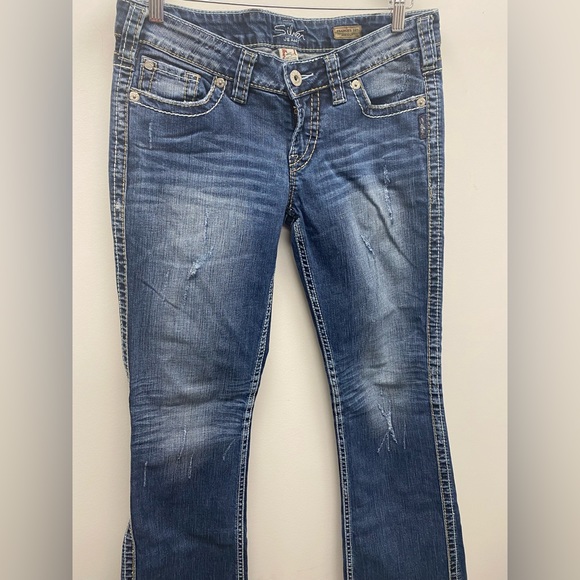 Silver Jeans Frances 18" Size 29 L 33 - Picture 2 of 8